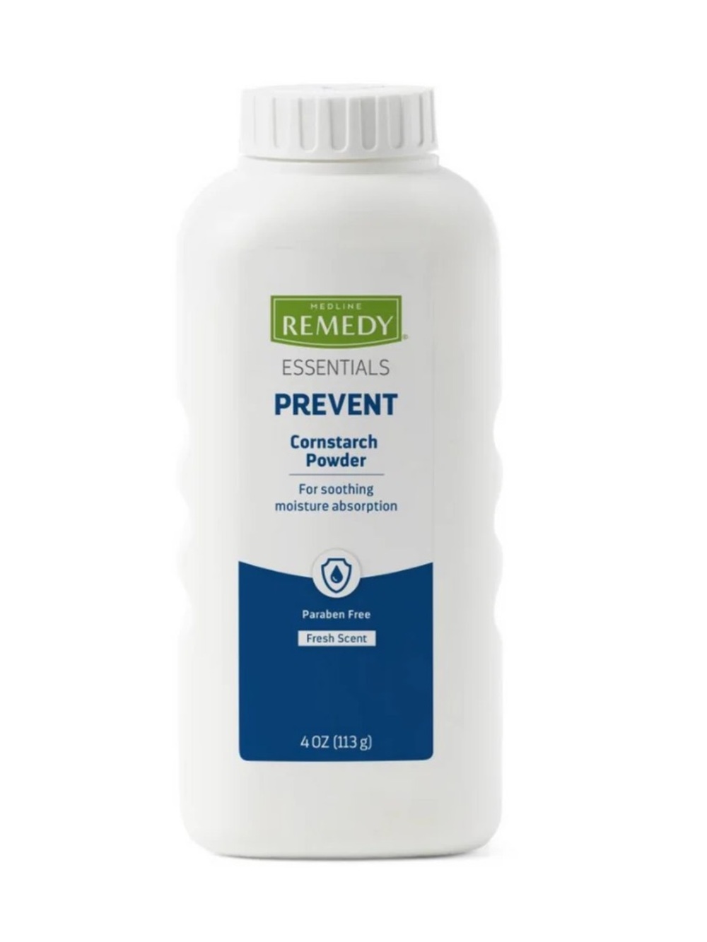 NWT Sealed Medline Remedy Essentials Cornstarch Body Powder 4oz Bottle